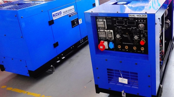 1500/1800 rpm Generador de soldador diésel Kovo sin escobillas Ew500dst