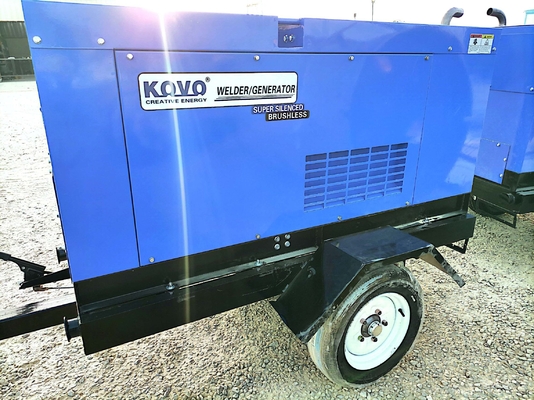 Generador de soldadores con motor Kovo Motosoldadoras Ew400ds-X para potencia de soldadura