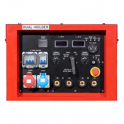 Generador portátil de soldador diesel de corriente nominal 600A 220V/380V KOVO Frontier 400X EW500DST