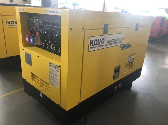 Generador de soldador de arco diesel portátil de 400 AMP EW320DST con corriente nominal de 280 CC/CV
