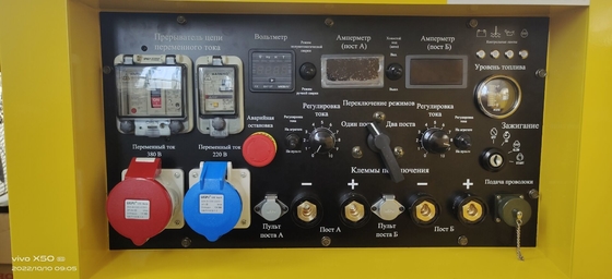 80% Ciclo de trabajo nominal 40°C KOVO EW400DST Soldadoras de diésel con motor