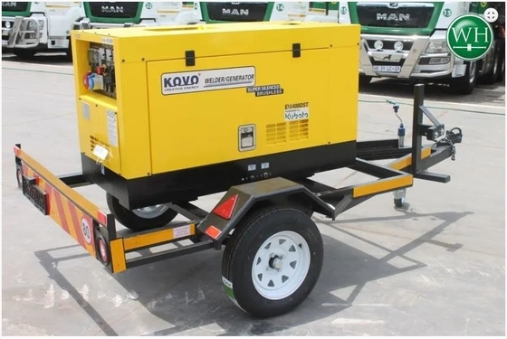 Máquina de soldadura de 30-400A EW400DST con generador KOVO con capacidad de carga de 40kva
