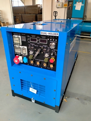 Máquina de soldadura de diésel EW500DST 1000KG para la industria de la construcción