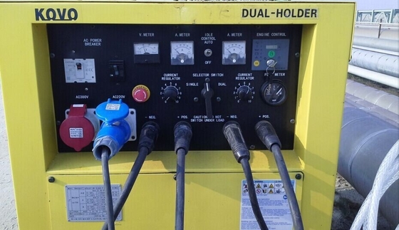Versátil KOVO EW320DST Soldadora accionada por motor Fácil de operar Frecuencia de pulso 50/60 HZ
