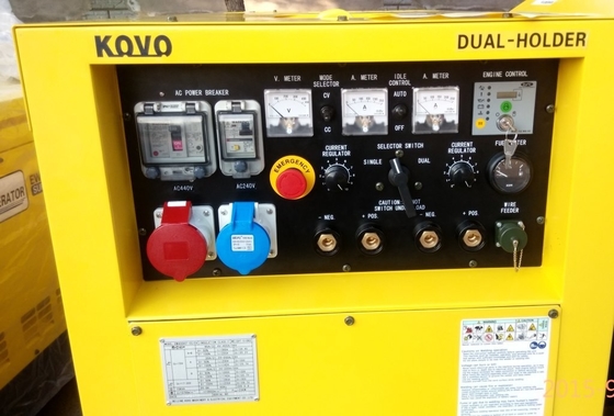 Versátil KOVO EW320DST Soldadora accionada por motor Fácil de operar Frecuencia de pulso 50/60 HZ